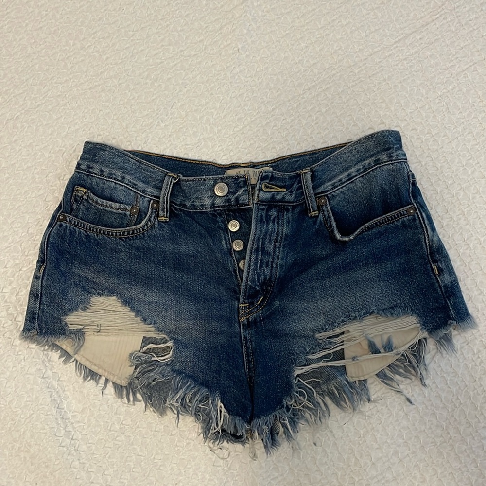Free People jeans shorts, size 26